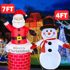 4FT 7FT  Inflatable Santa