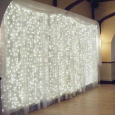 600 LED Curtain Fairy Lights