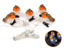 5 LED Clip On Acrylic Robins
